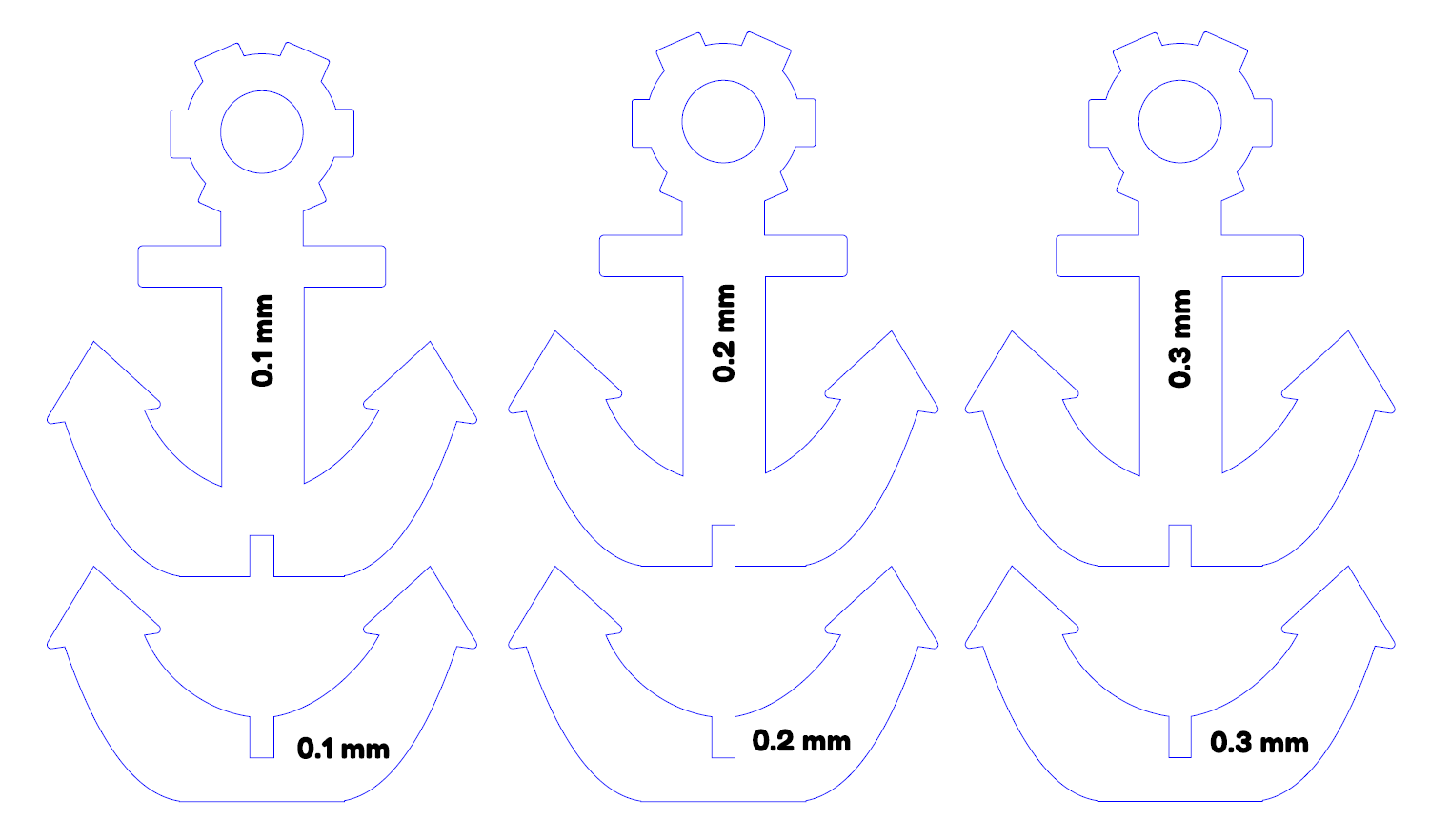Testing fit measurements of perspex (M2.1)